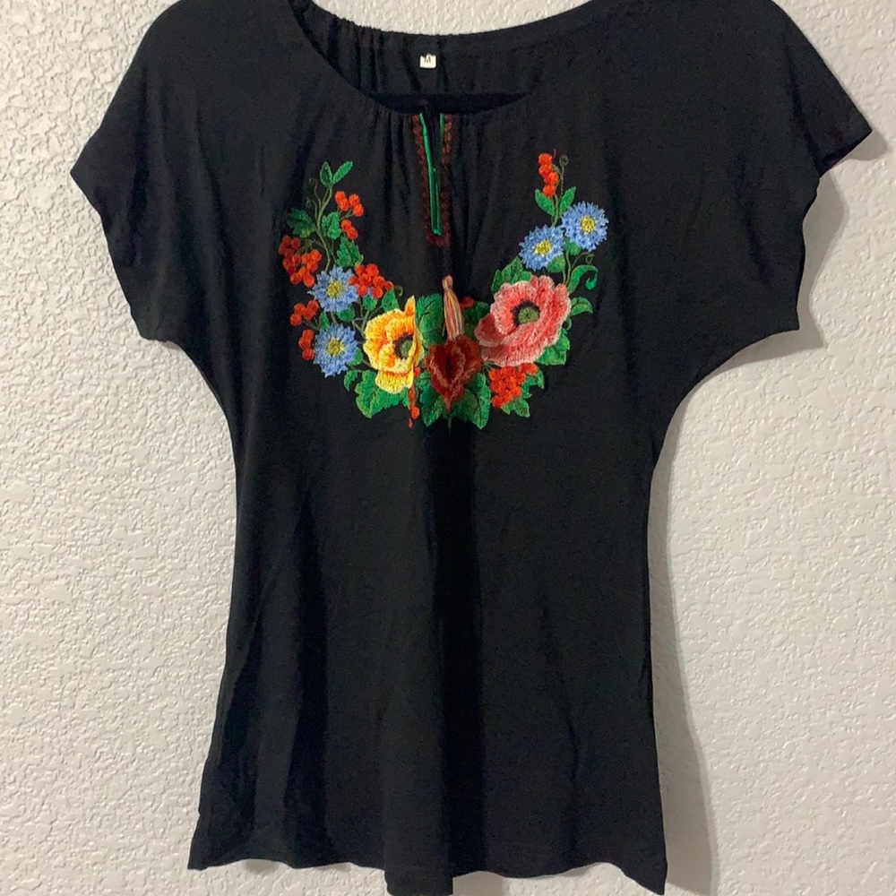 Embroidered T-shirt